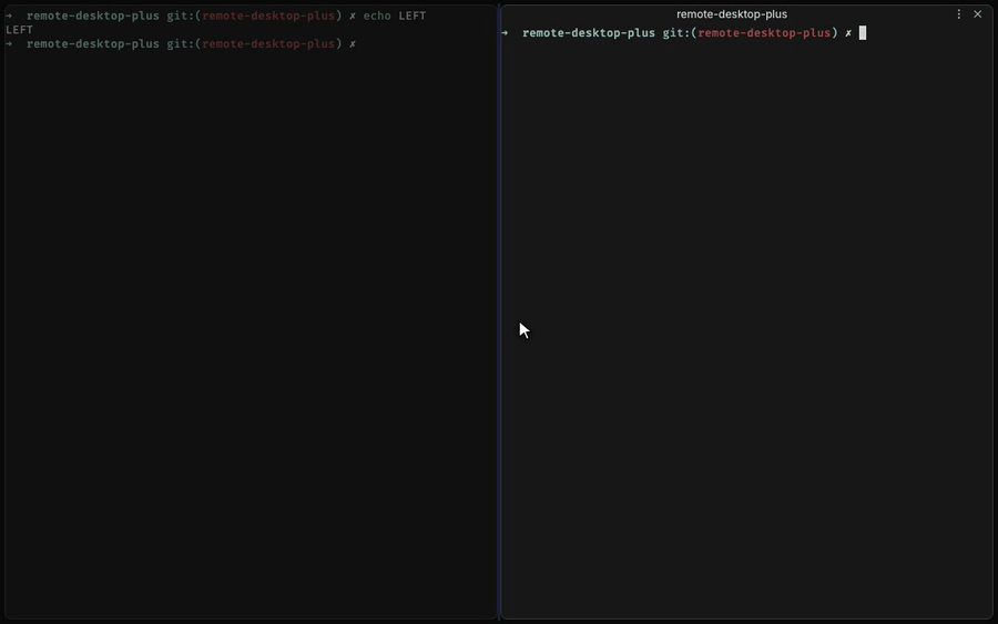 Dragging a tile by its titlebar and dropping it onto another to swap their positions